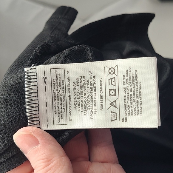 Adidas Golf Mens LG Climalite Polo Shirt Black Medora Musical Logo Lightweight - Picture 9 of 10